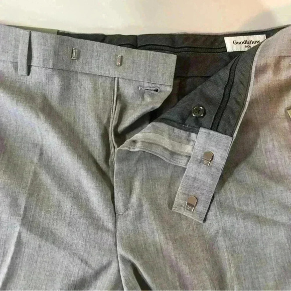 Goodfellow & CO Lightweight Jet Gray Standard Fit Wool Rich Suit Pants NWT - Picture 6 of 13